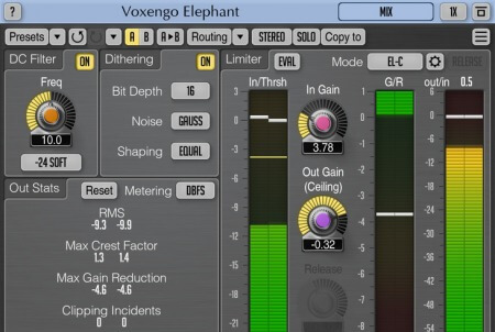 Voxengo Elephant Mastering Limiter (Droputs Fixed REPACK) v5.2 WiN